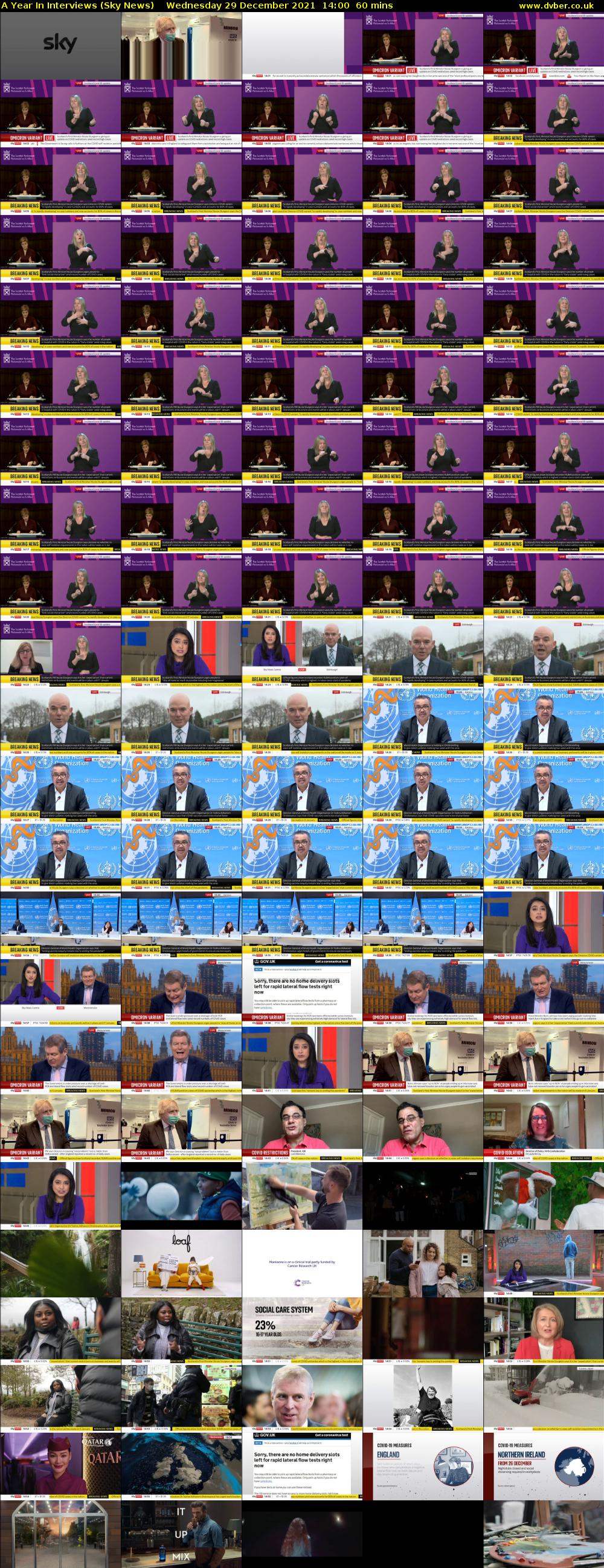 A Year In Interviews (Sky News) Wednesday 29 December 2021 14:00 - 15:00