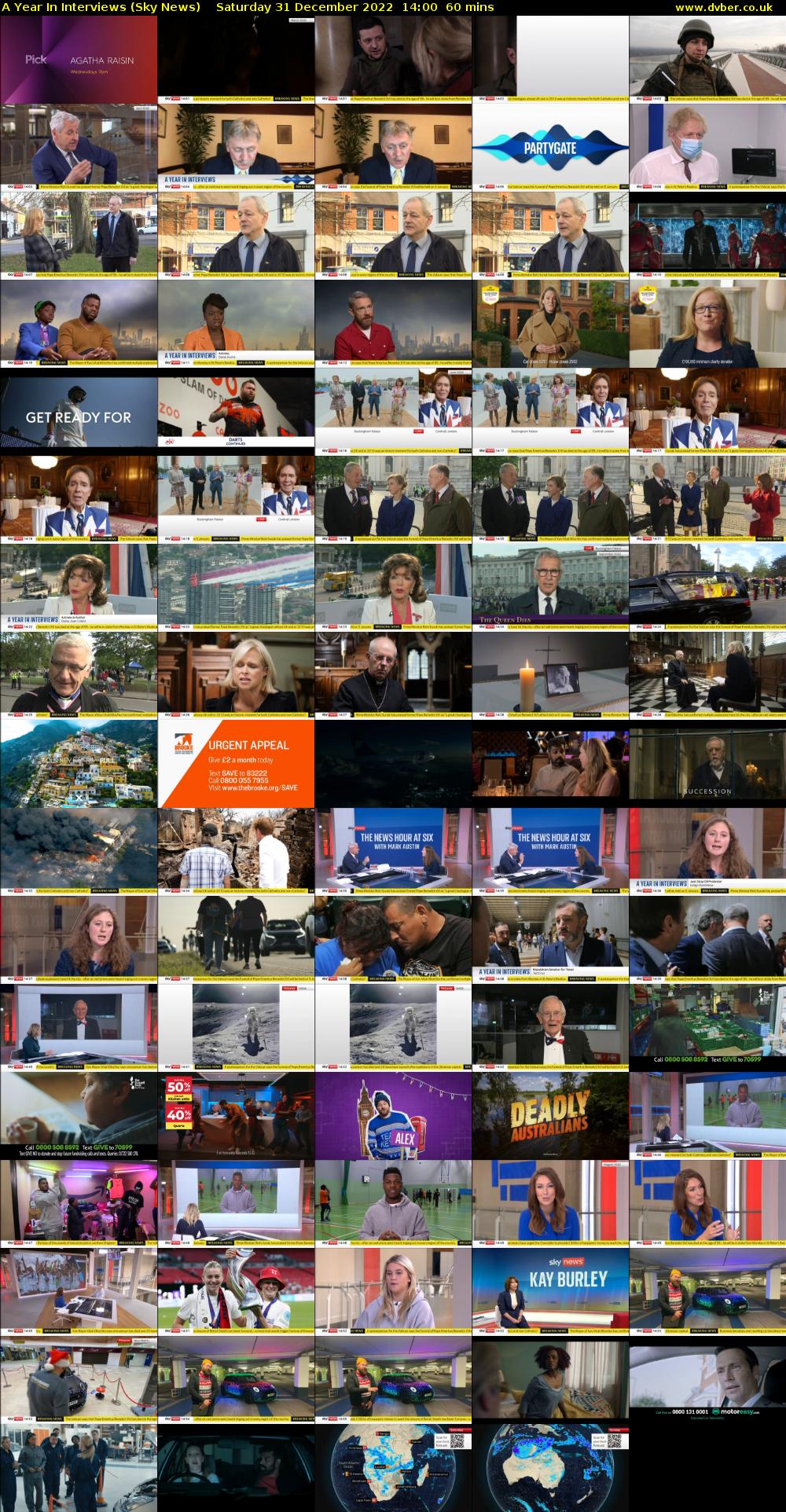 A Year In Interviews (Sky News) Saturday 31 December 2022 14:00 - 15:00
