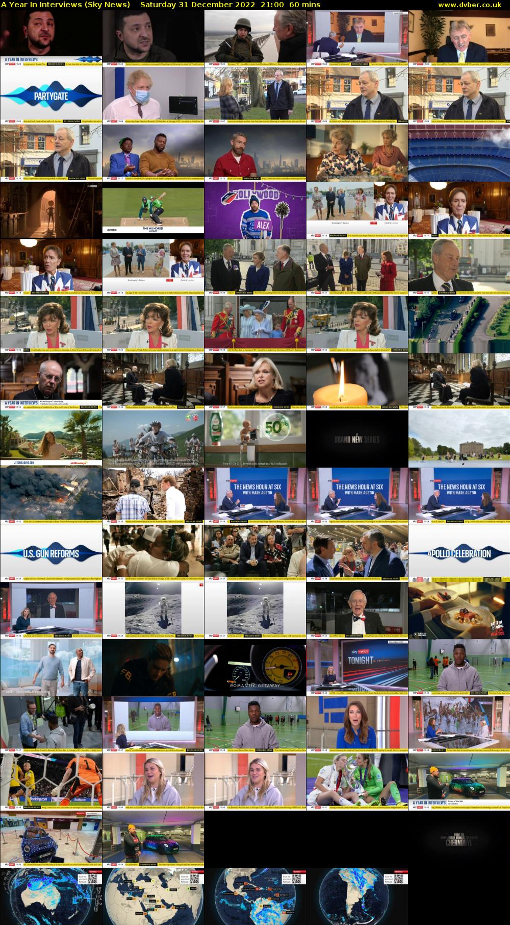 A Year In Interviews (Sky News) Saturday 31 December 2022 21:00 - 22:00