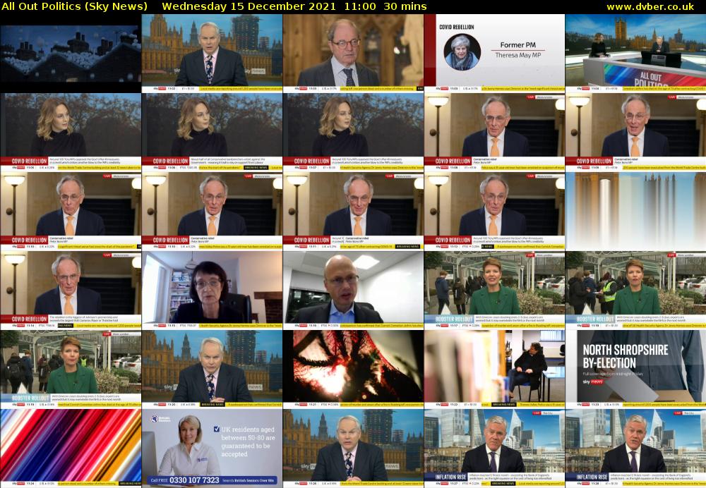 All Out Politics (Sky News) Wednesday 15 December 2021 11:00 - 11:30
