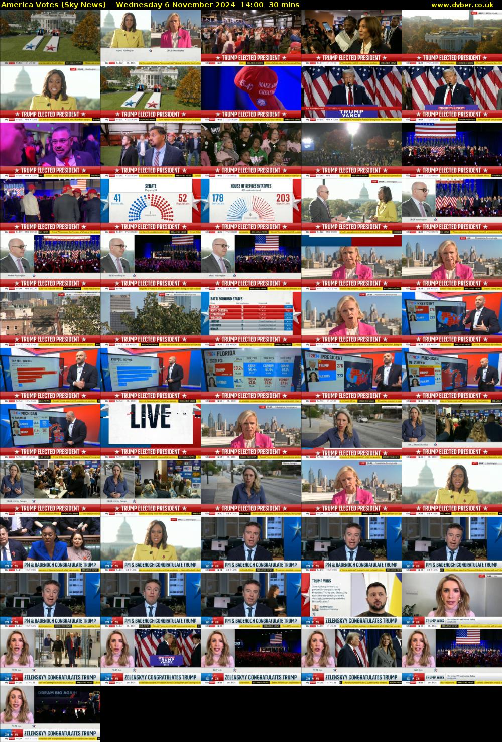 America Votes (Sky News) Wednesday 6 November 2024 14:00 - 14:30