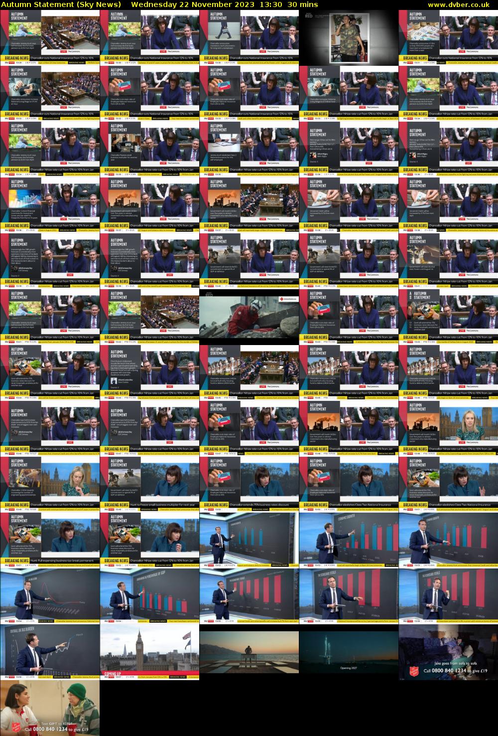 Autumn Statement (Sky News) Wednesday 22 November 2023 13:30 - 14:00