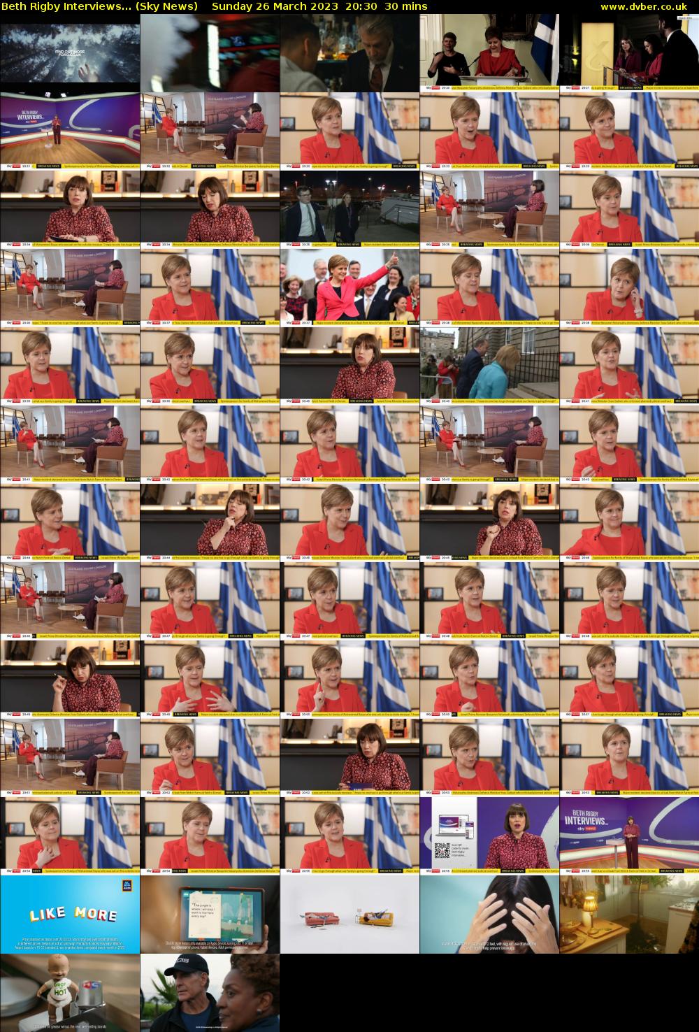 Beth Rigby Interviews... (Sky News) Sunday 26 March 2023 20:30 - 21:00