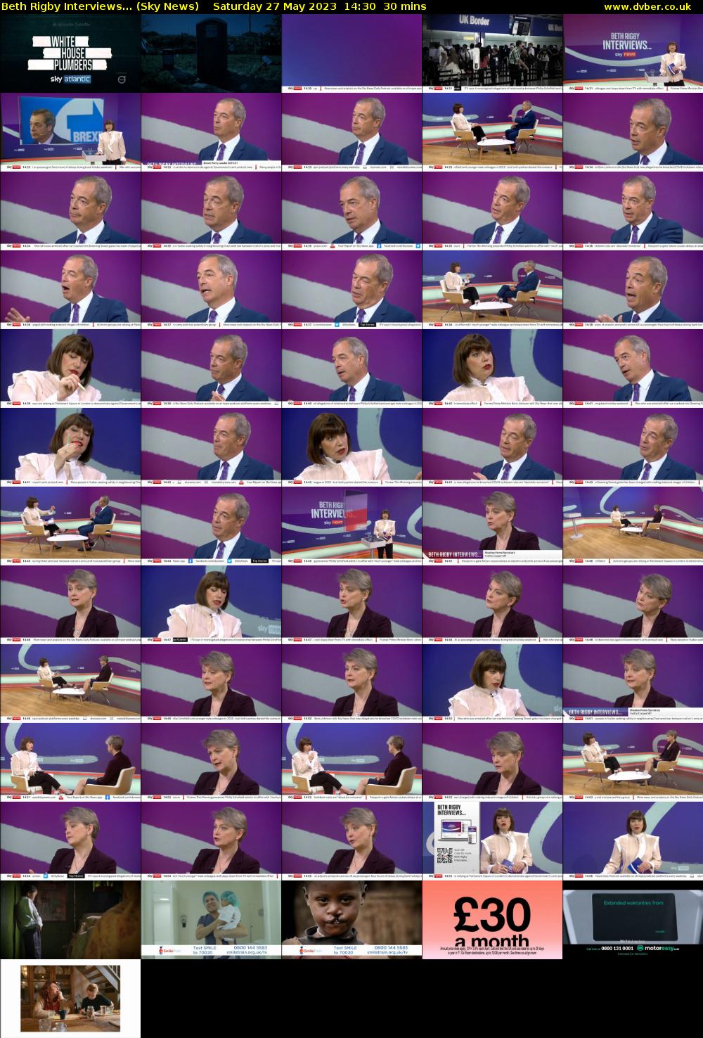 Beth Rigby Interviews... (Sky News) Saturday 27 May 2023 14:30 - 15:00