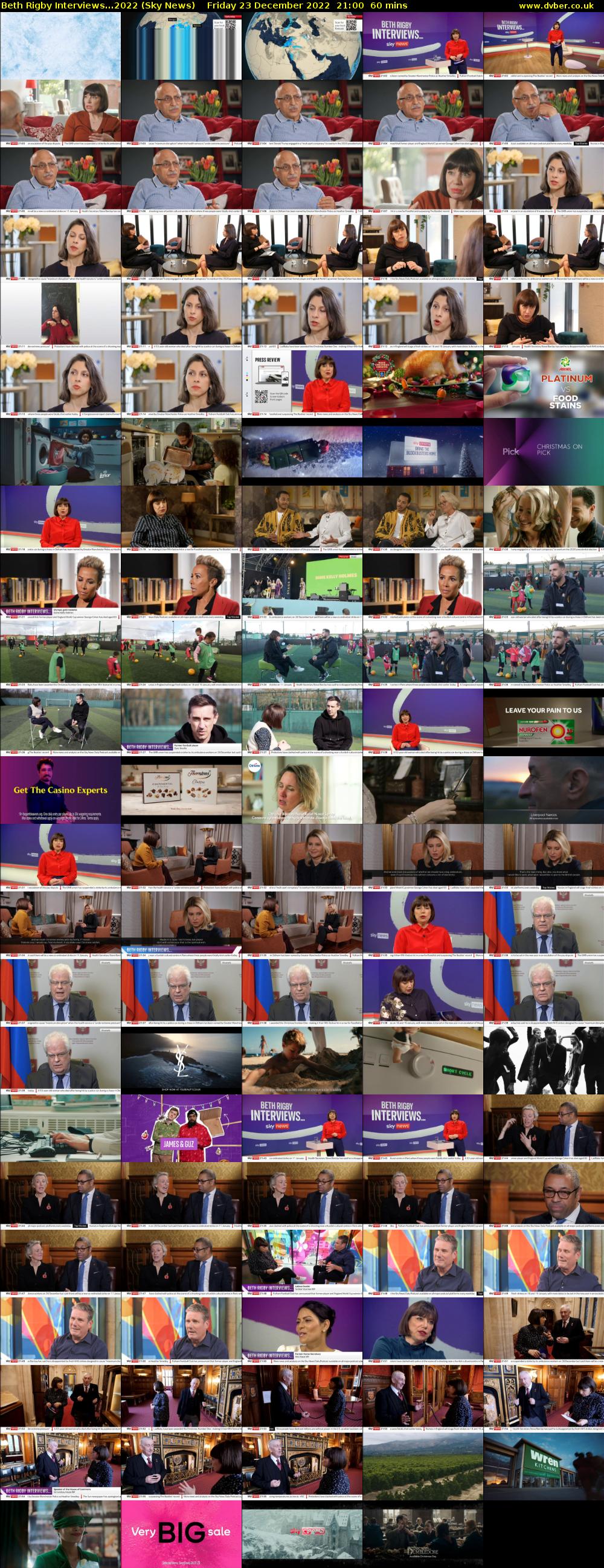 Beth Rigby Interviews...2022 (Sky News) Friday 23 December 2022 21:00 - 22:00