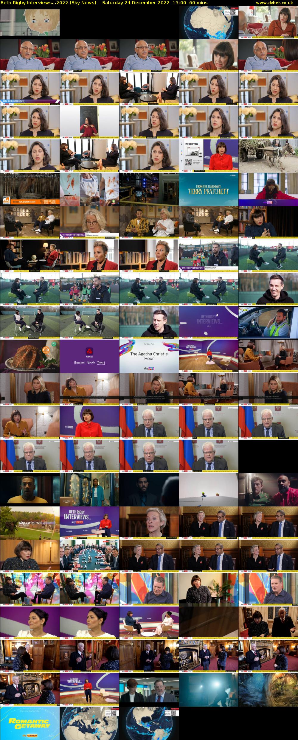 Beth Rigby Interviews...2022 (Sky News) Saturday 24 December 2022 15:00 - 16:00