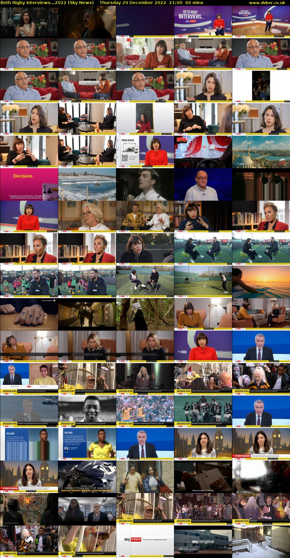 Beth Rigby Interviews...2022 (Sky News) Thursday 29 December 2022 21:00 - 22:00
