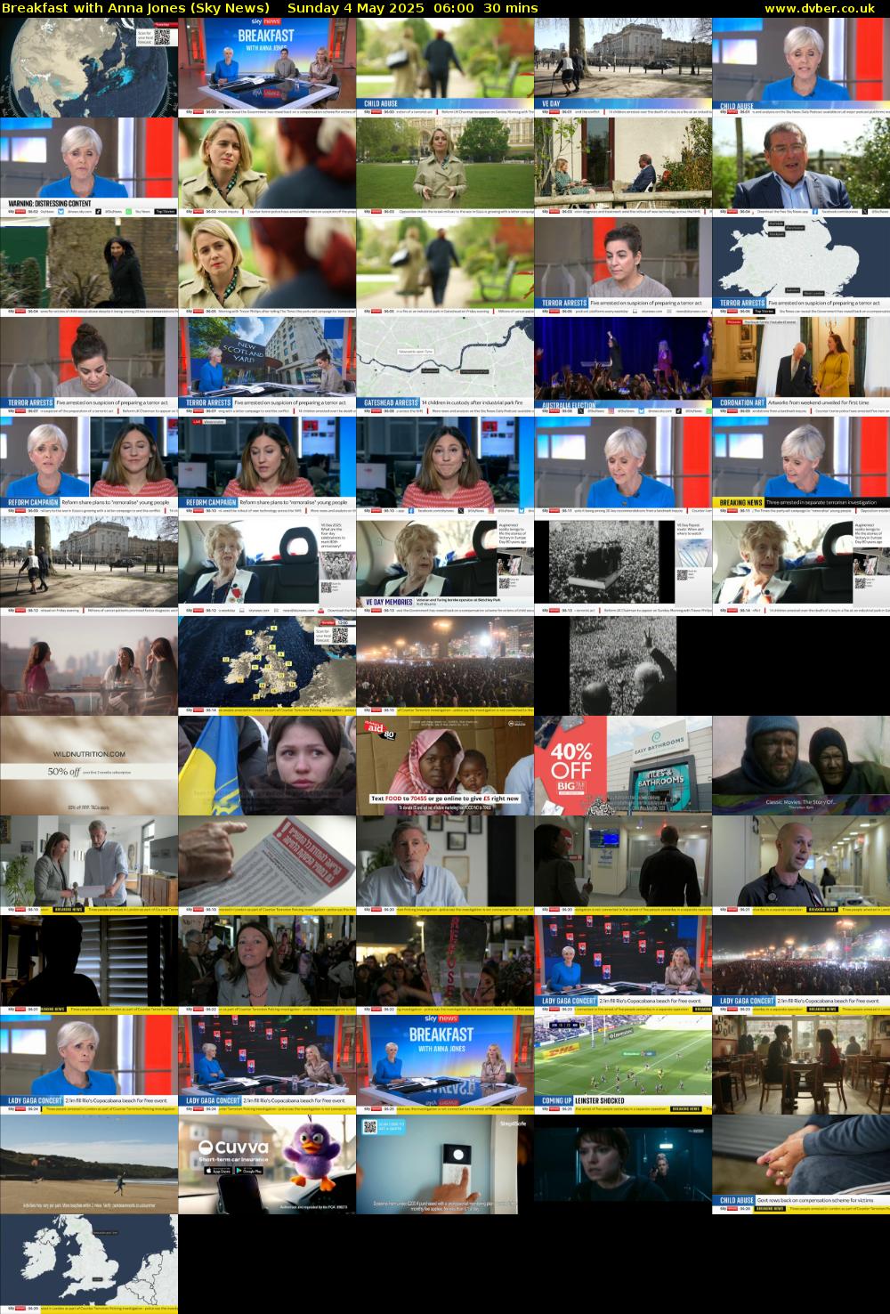 Breakfast With Anna Jones (Sky News) Sunday 4 May 2025 06:00 - 06:30