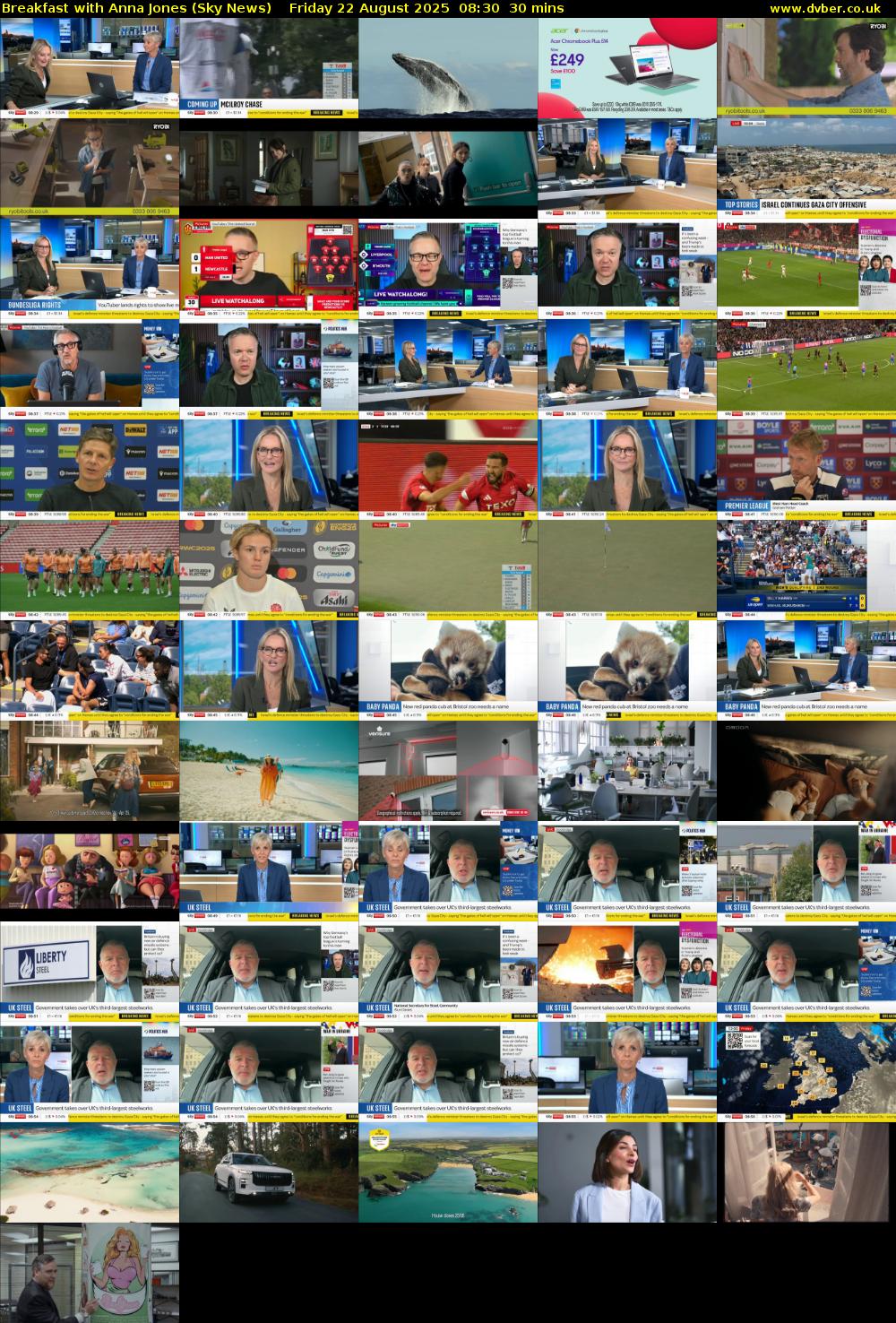Breakfast With Anna Jones (Sky News) Friday 22 August 2025 08:30 - 09:00