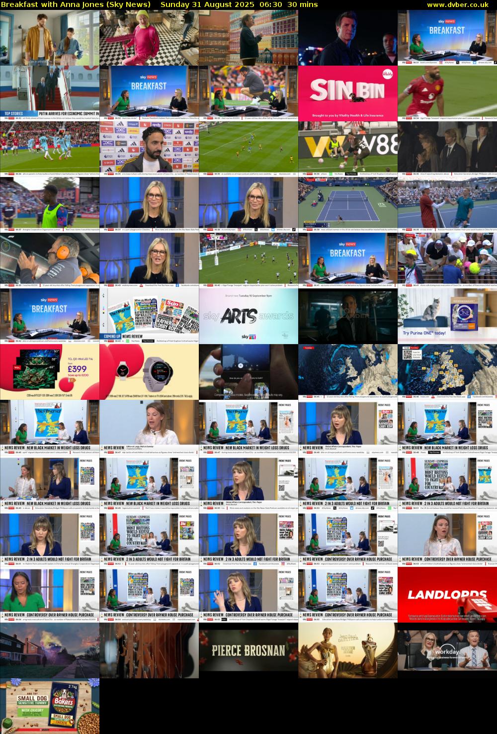 Breakfast With Anna Jones (Sky News) Sunday 31 August 2025 06:30 - 07:00