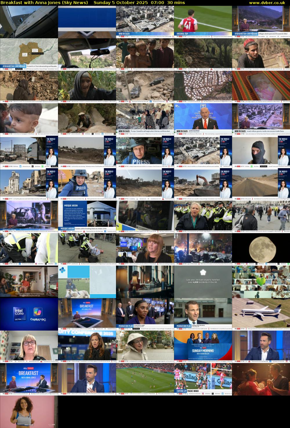 Breakfast With Anna Jones (Sky News) Sunday 5 October 2025 07:00 - 07:30