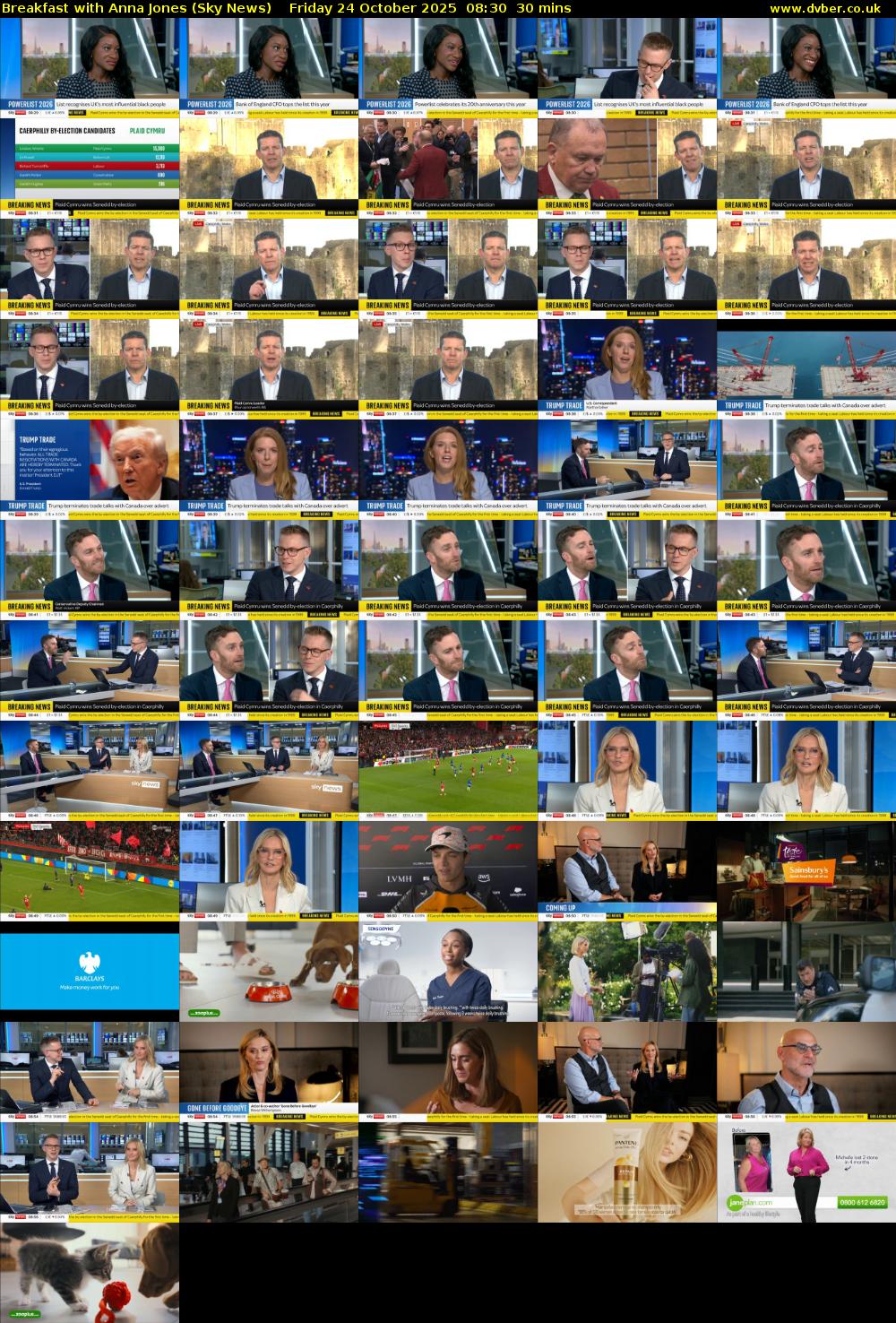 Breakfast With Anna Jones (Sky News) Friday 24 October 2025 08:30 - 09:00