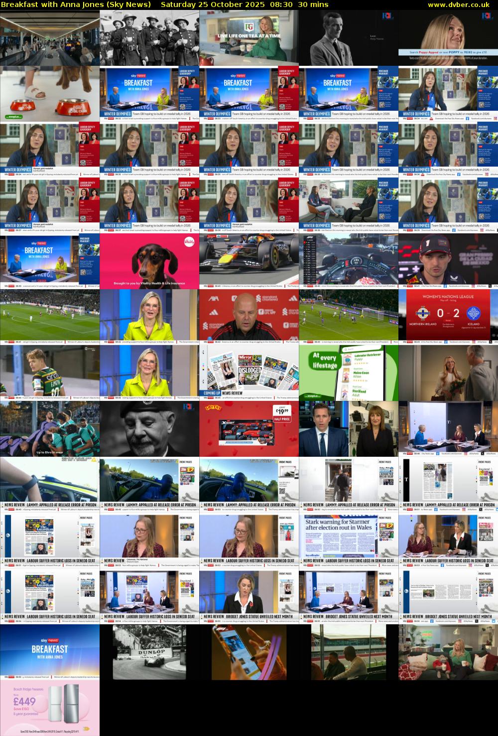 Breakfast With Anna Jones (Sky News) Saturday 25 October 2025 08:30 - 09:00