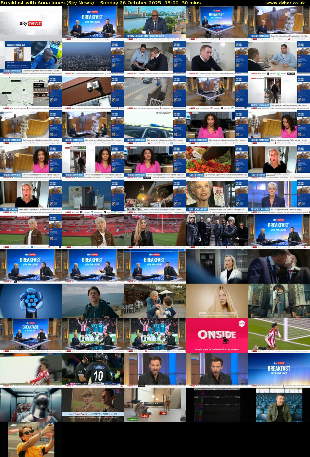 Breakfast With Anna Jones (Sky News) Sunday 26 October 2025 08:00 - 08:30