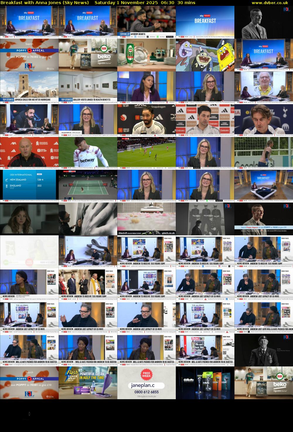 Breakfast With Anna Jones (Sky News) Saturday 1 November 2025 06:30 - 07:00