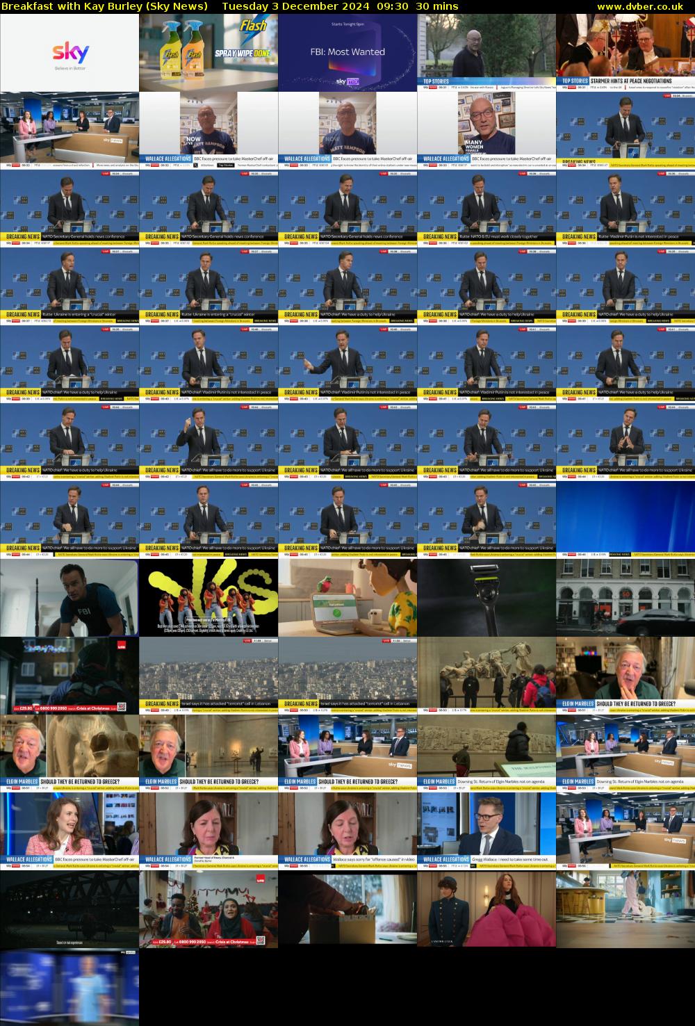 Breakfast with Kay Burley (Sky News) Tuesday 3 December 2024 09:30 - 10:00