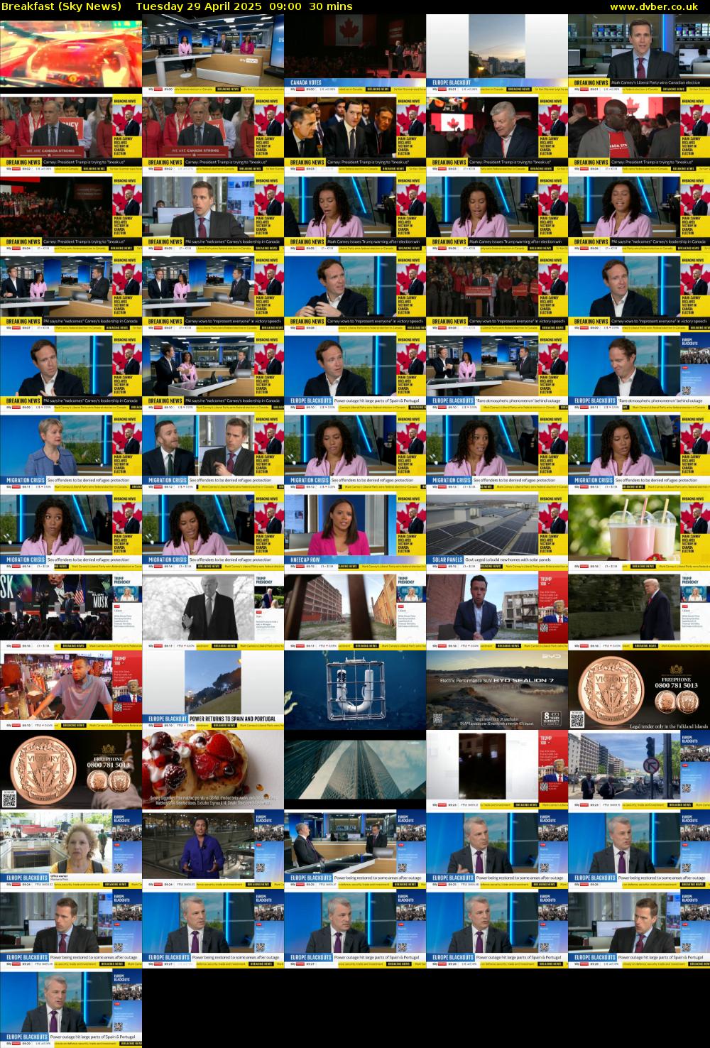 Breakfast (Sky News) Tuesday 29 April 2025 09:00 - 09:30