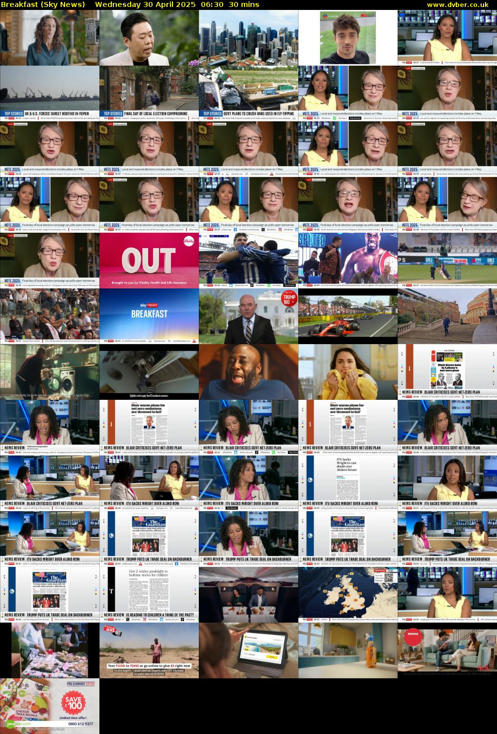 Breakfast (Sky News) Wednesday 30 April 2025 06:30 - 07:00