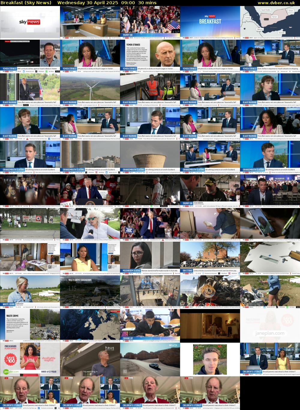 Breakfast (Sky News) Wednesday 30 April 2025 09:00 - 09:30