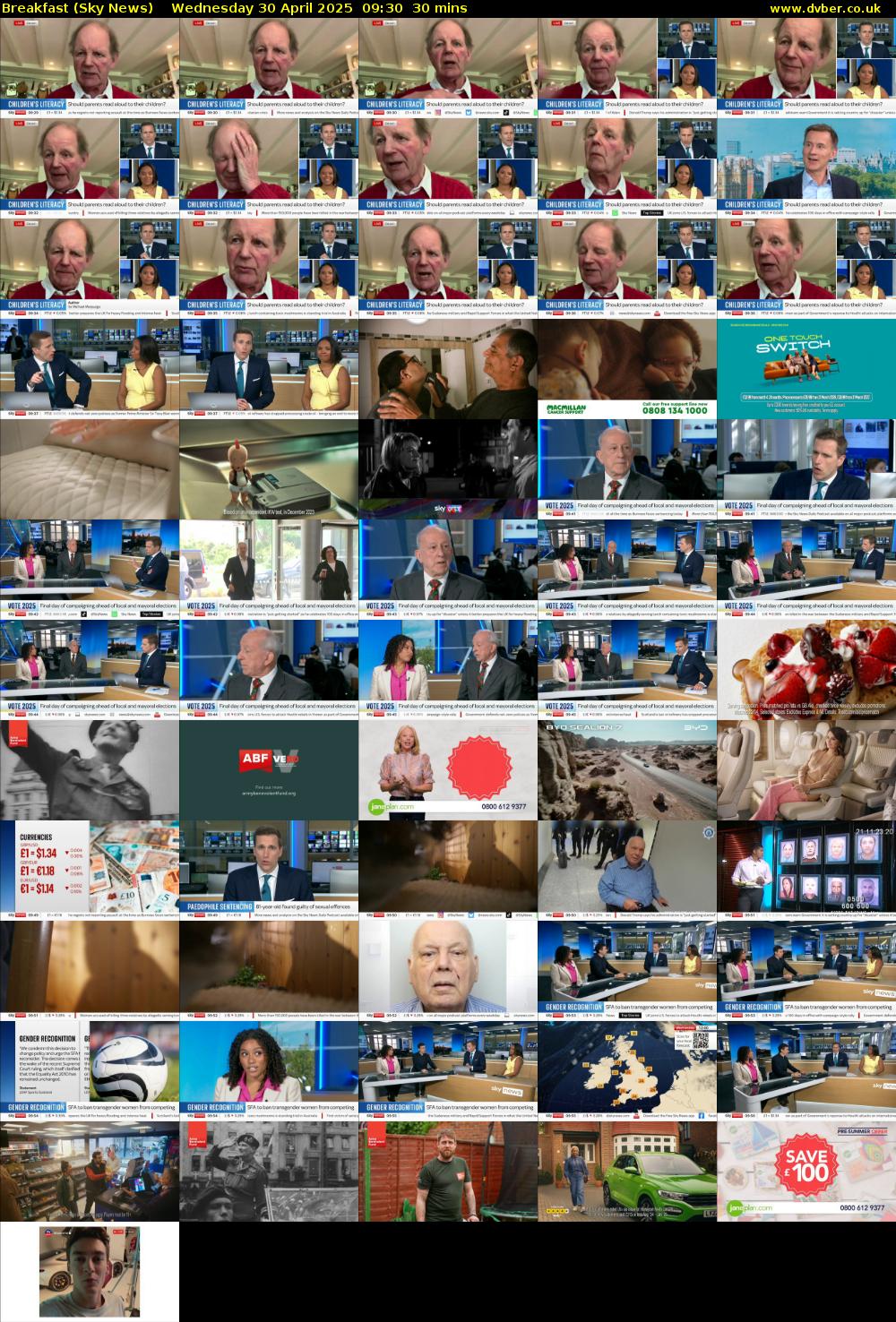 Breakfast (Sky News) Wednesday 30 April 2025 09:30 - 10:00