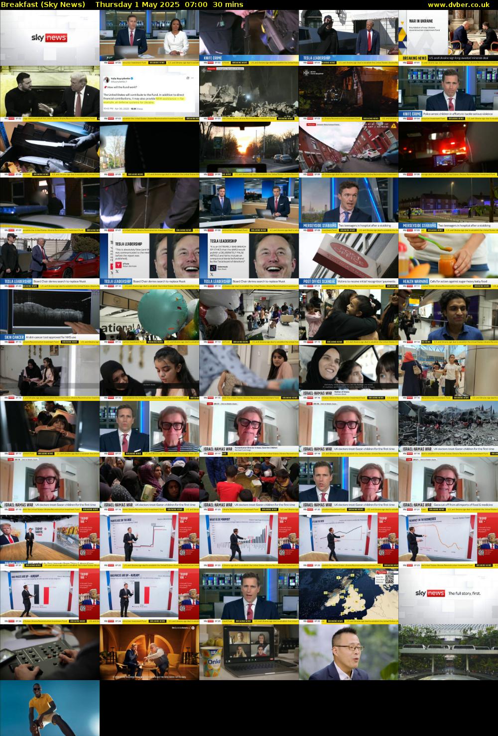 Breakfast (Sky News) Thursday 1 May 2025 07:00 - 07:30