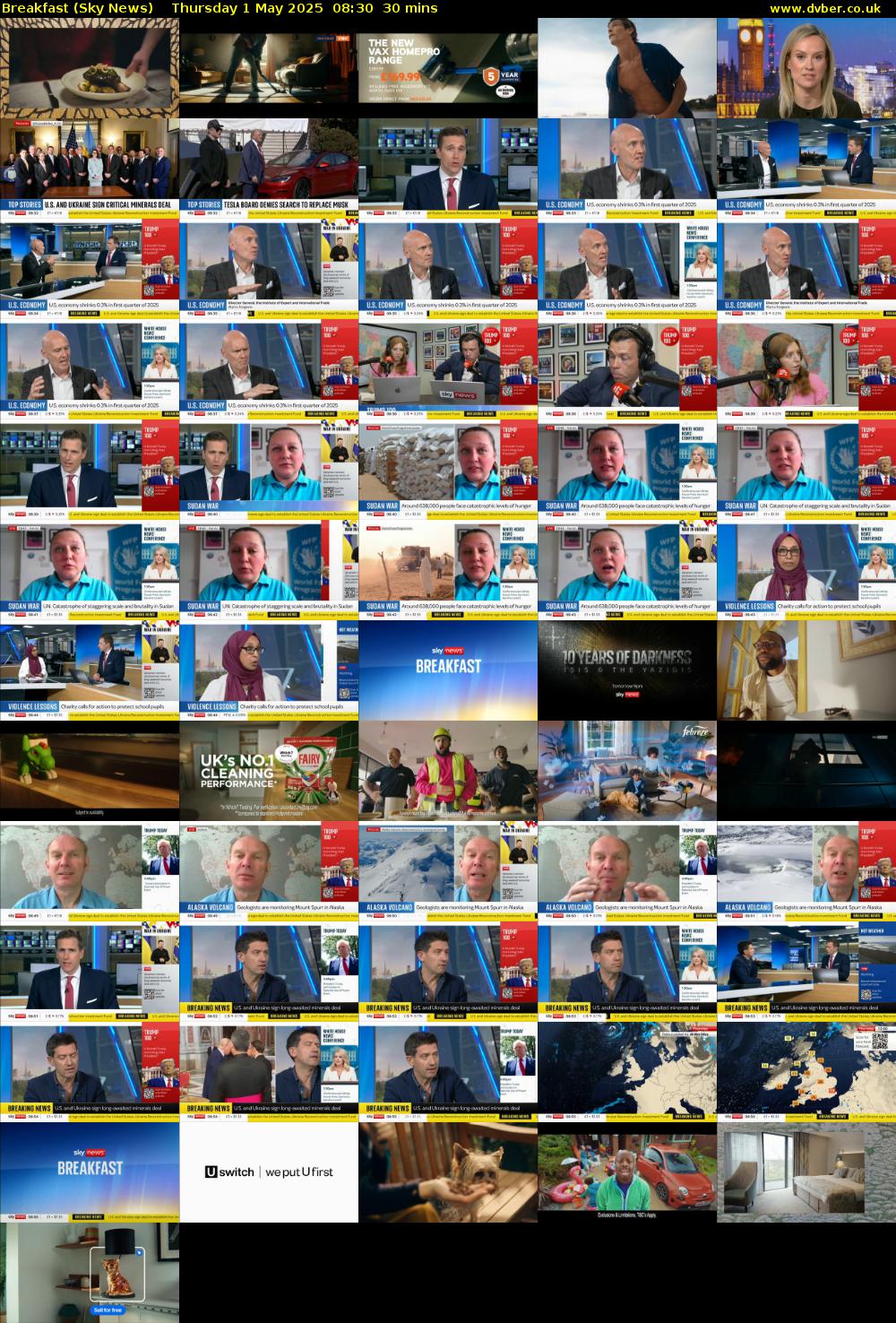 Breakfast (Sky News) Thursday 1 May 2025 08:30 - 09:00