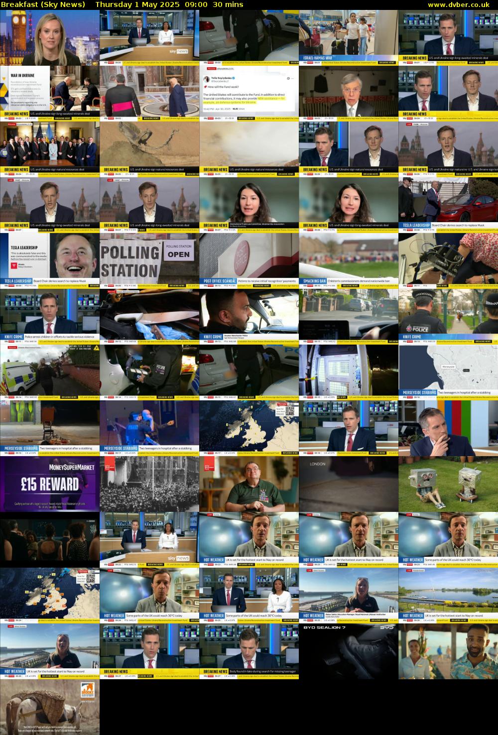 Breakfast (Sky News) Thursday 1 May 2025 09:00 - 09:30