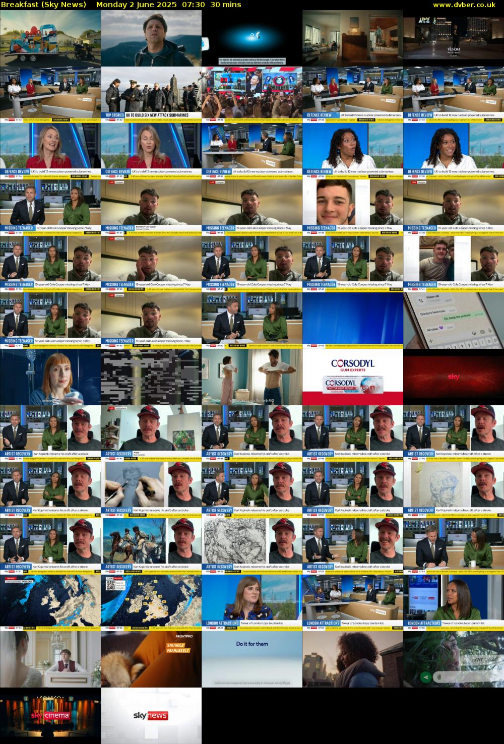 Breakfast (Sky News) Monday 2 June 2025 07:30 - 08:00