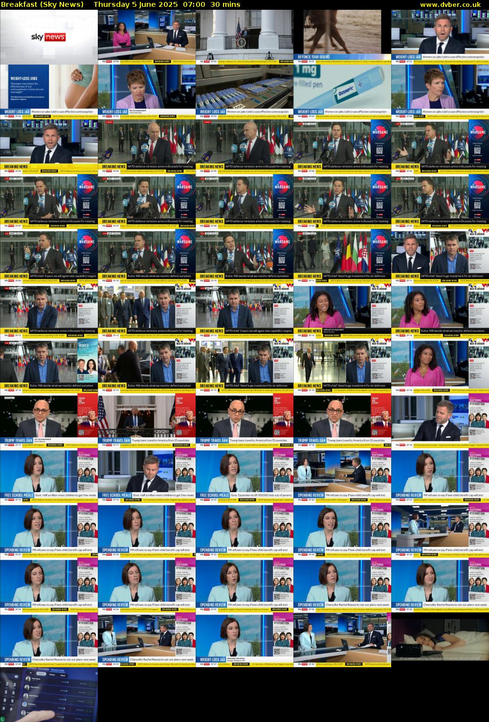 Breakfast (Sky News) Thursday 5 June 2025 07:00 - 07:30