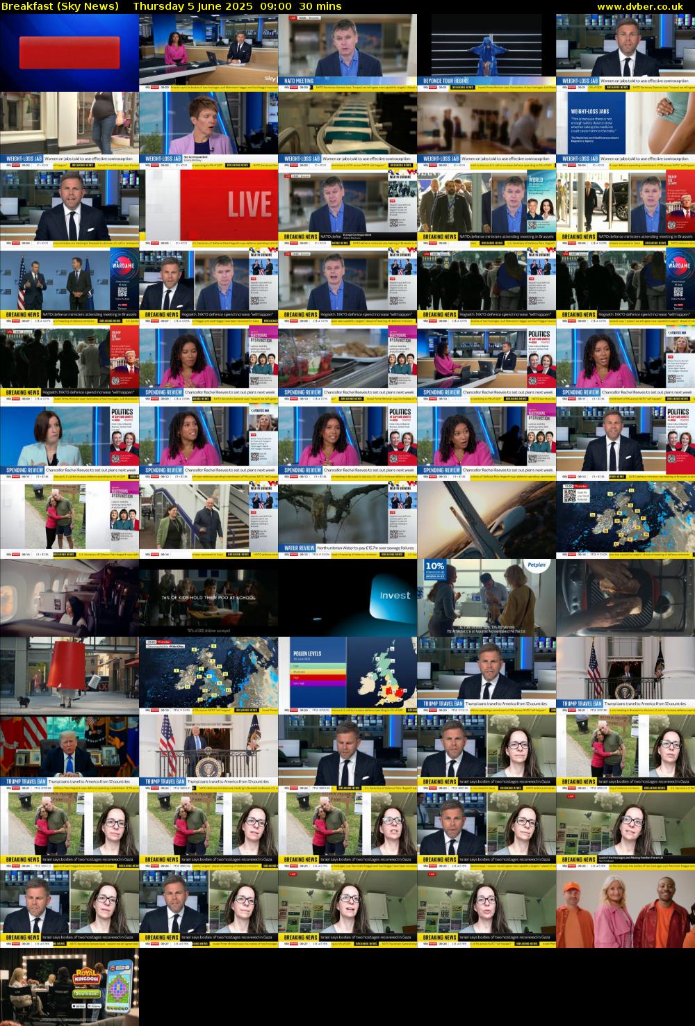 Breakfast (Sky News) Thursday 5 June 2025 09:00 - 09:30
