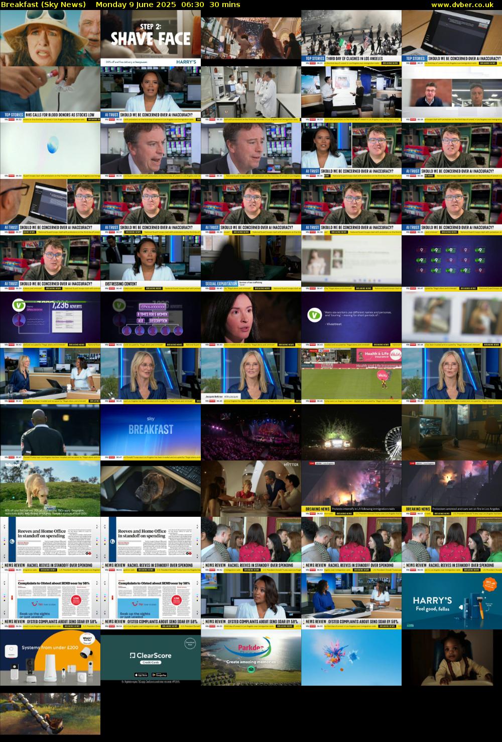 Breakfast (Sky News) Monday 9 June 2025 06:30 - 07:00