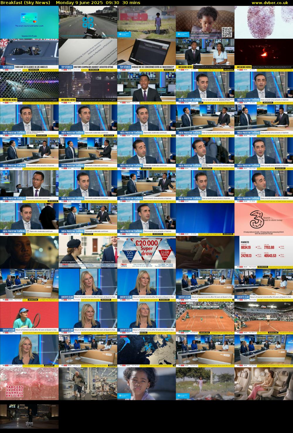 Breakfast (Sky News) Monday 9 June 2025 09:30 - 10:00