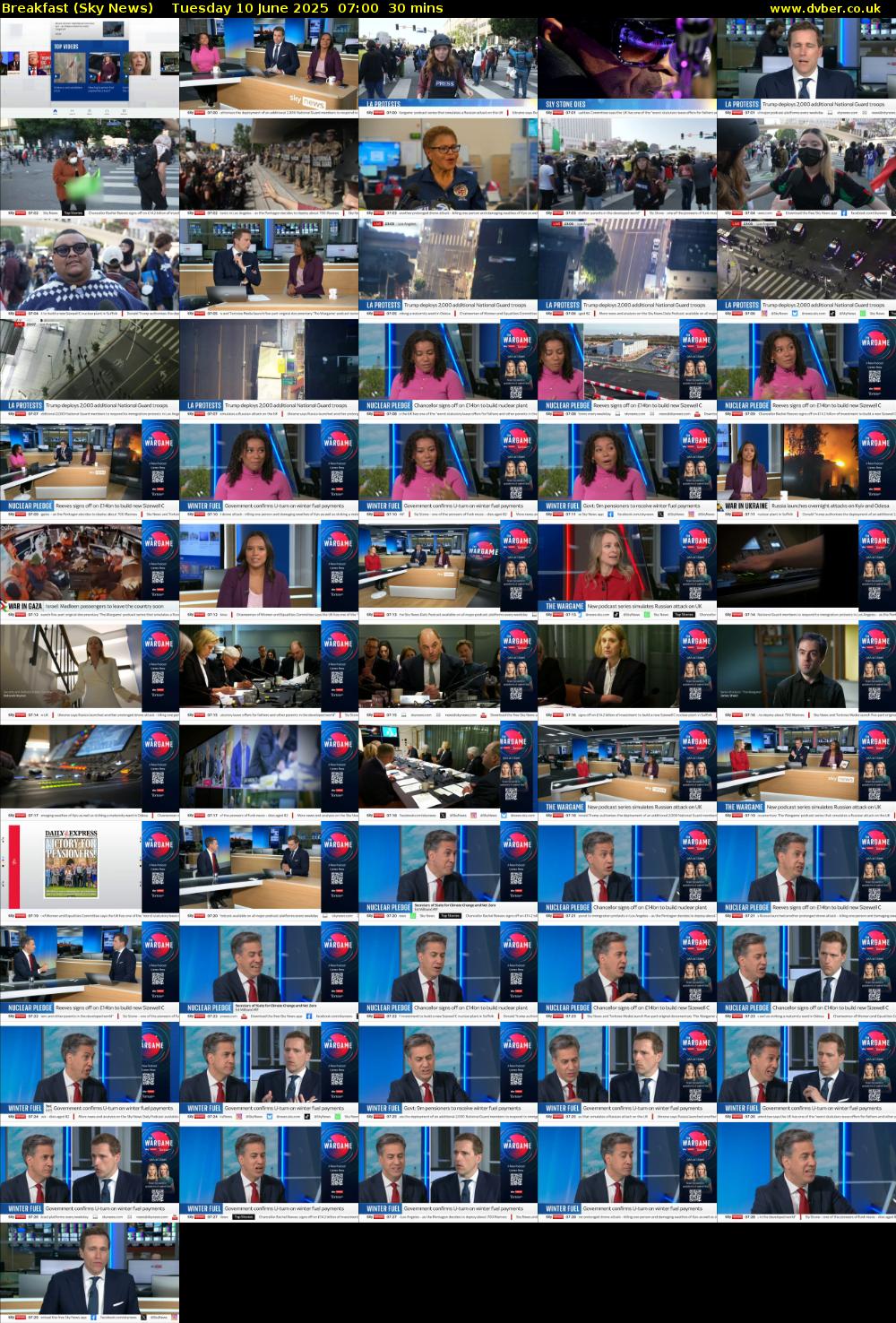 Breakfast (Sky News) Tuesday 10 June 2025 07:00 - 07:30