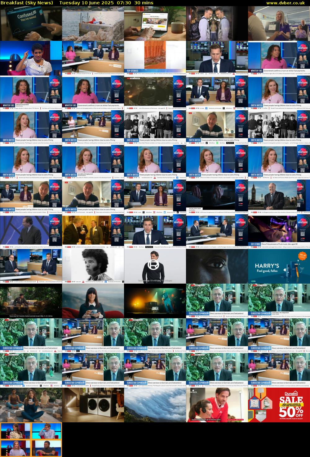 Breakfast (Sky News) Tuesday 10 June 2025 07:30 - 08:00