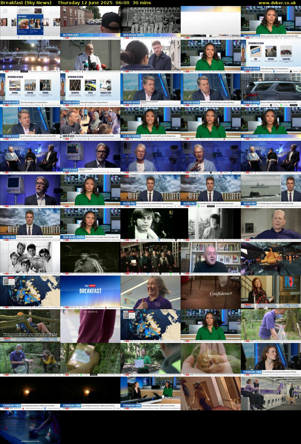 Breakfast (Sky News) Thursday 12 June 2025 06:00 - 06:30