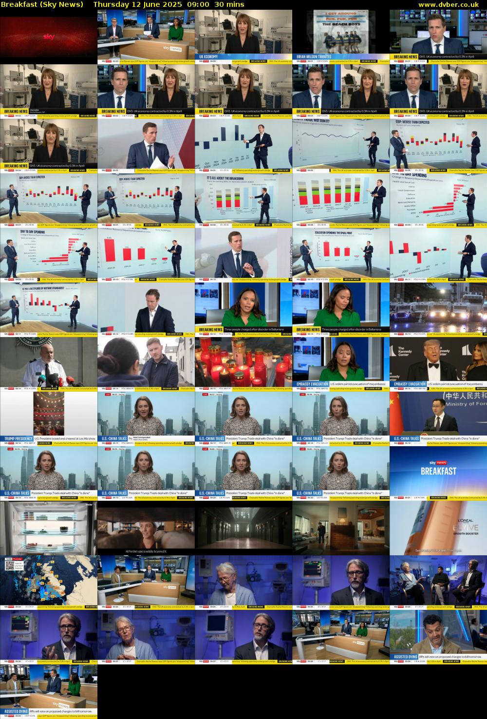 Breakfast (Sky News) Thursday 12 June 2025 09:00 - 09:30
