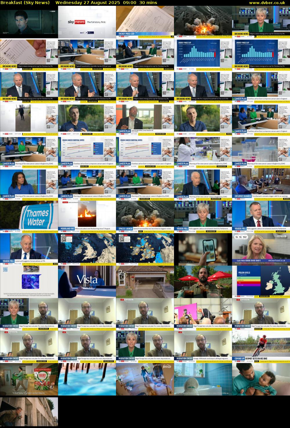 Breakfast (Sky News) Wednesday 27 August 2025 09:00 - 09:30