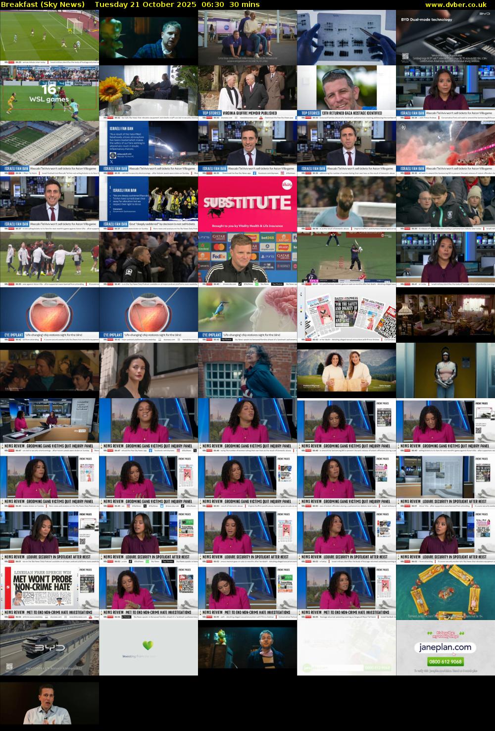 Breakfast (Sky News) Tuesday 21 October 2025 06:30 - 07:00