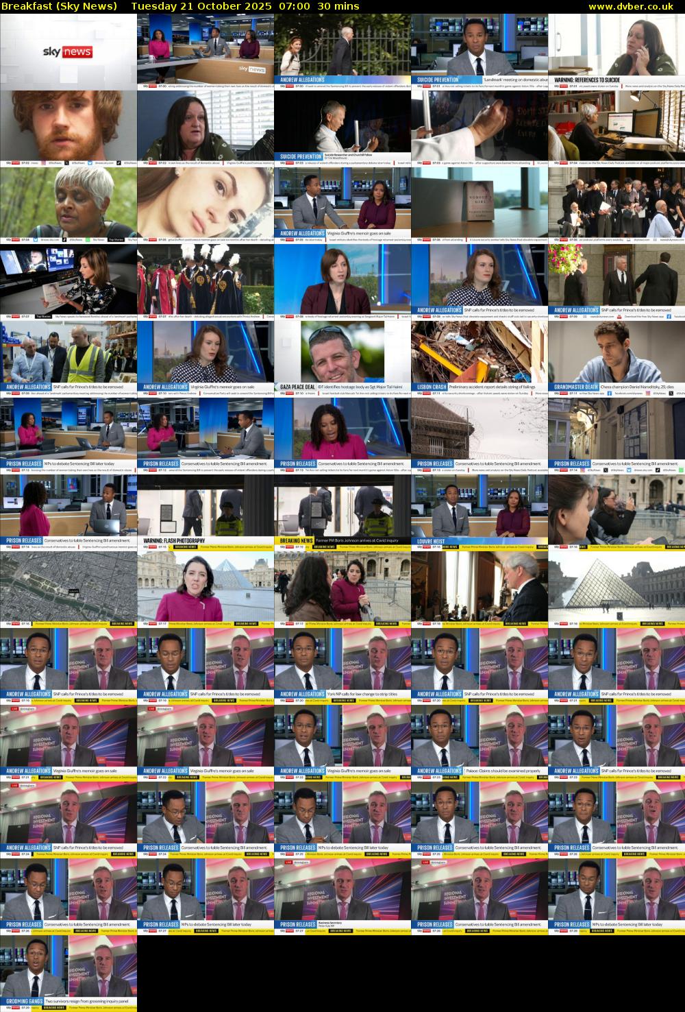 Breakfast (Sky News) Tuesday 21 October 2025 07:00 - 07:30