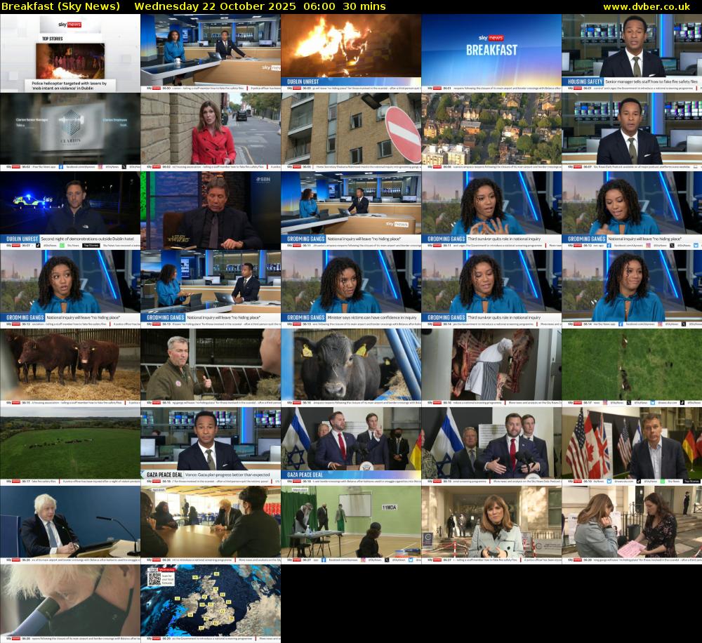 Breakfast (Sky News) Wednesday 22 October 2025 06:00 - 06:30