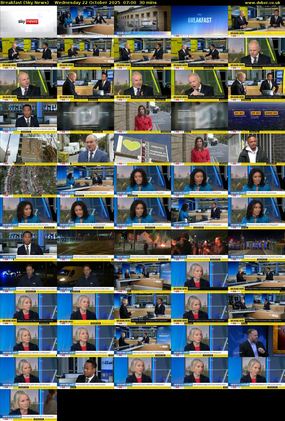 Breakfast (Sky News) Wednesday 22 October 2025 07:00 - 07:30