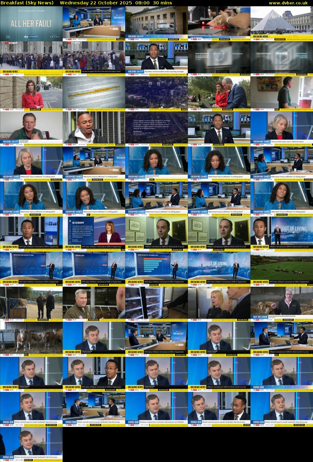 Breakfast (Sky News) Wednesday 22 October 2025 08:00 - 08:30