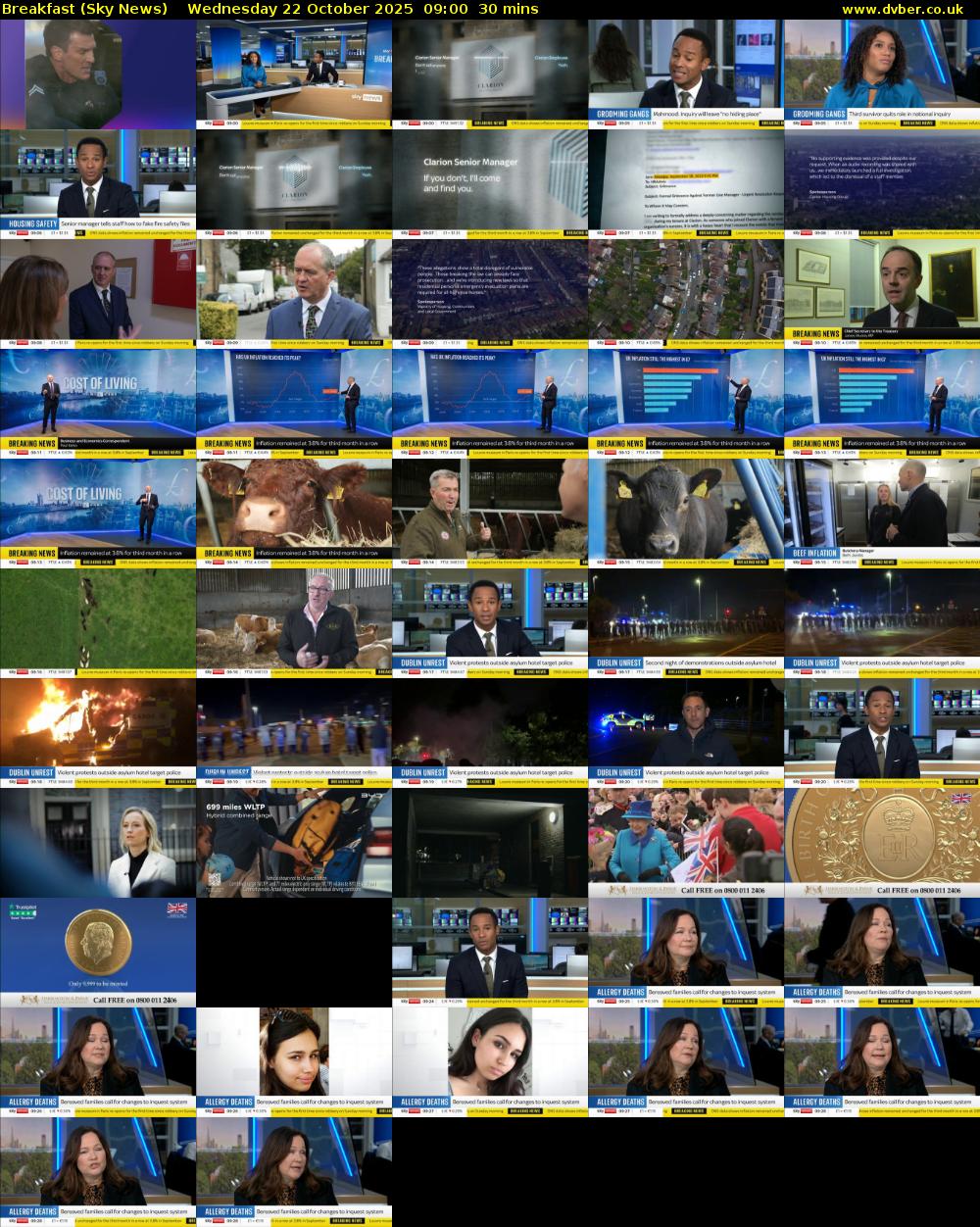 Breakfast (Sky News) Wednesday 22 October 2025 09:00 - 09:30