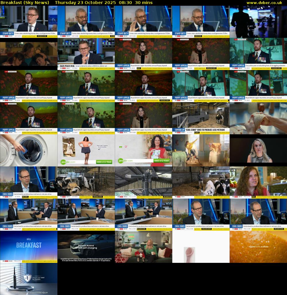 Breakfast (Sky News) Thursday 23 October 2025 08:30 - 09:00
