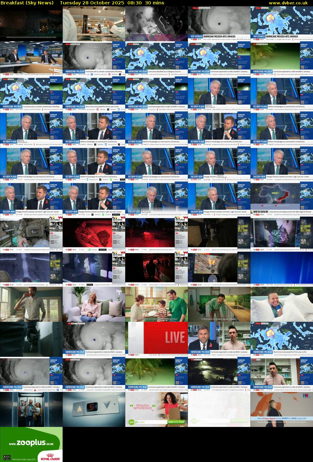 Breakfast (Sky News) Tuesday 28 October 2025 08:30 - 09:00