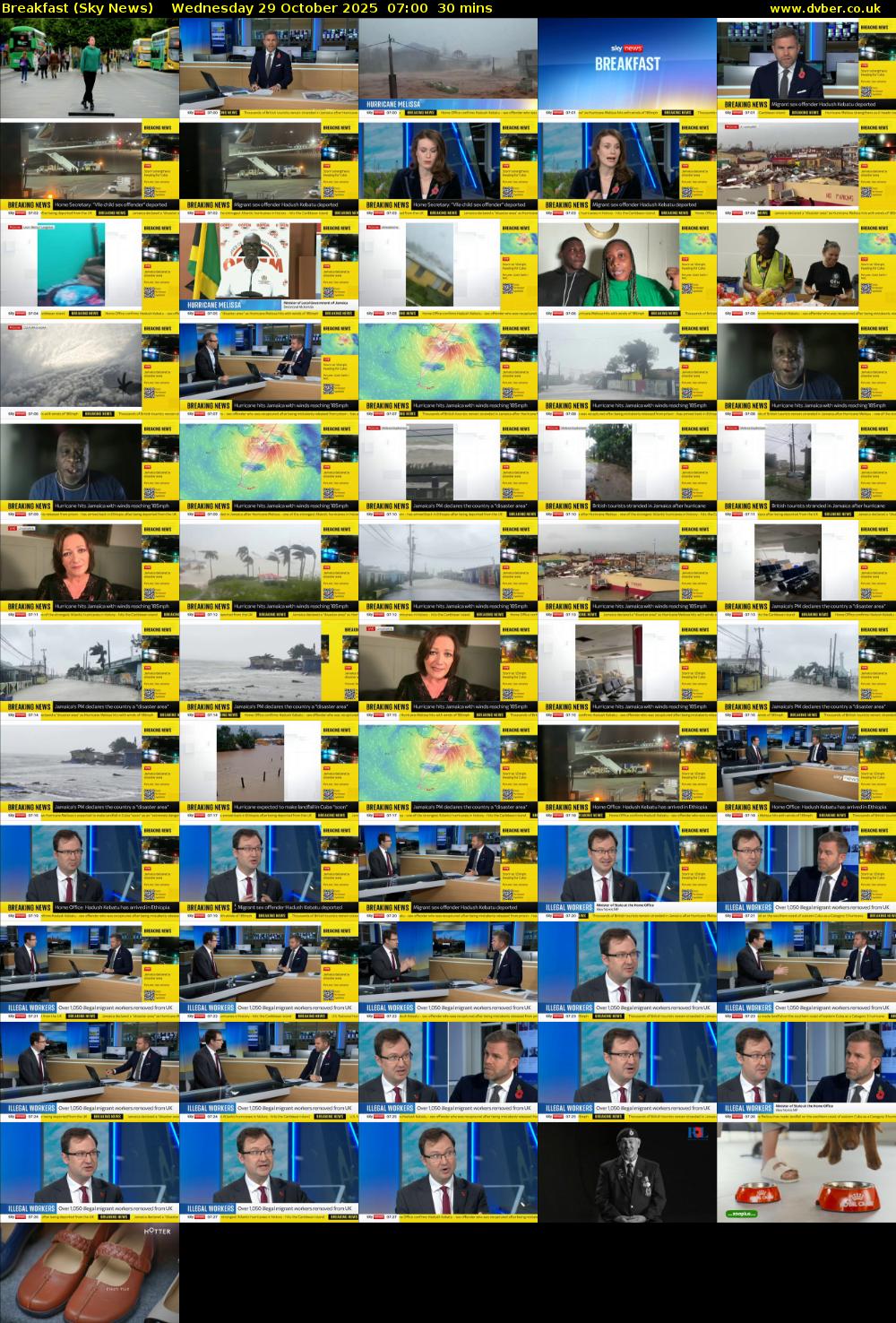 Breakfast (Sky News) Wednesday 29 October 2025 07:00 - 07:30