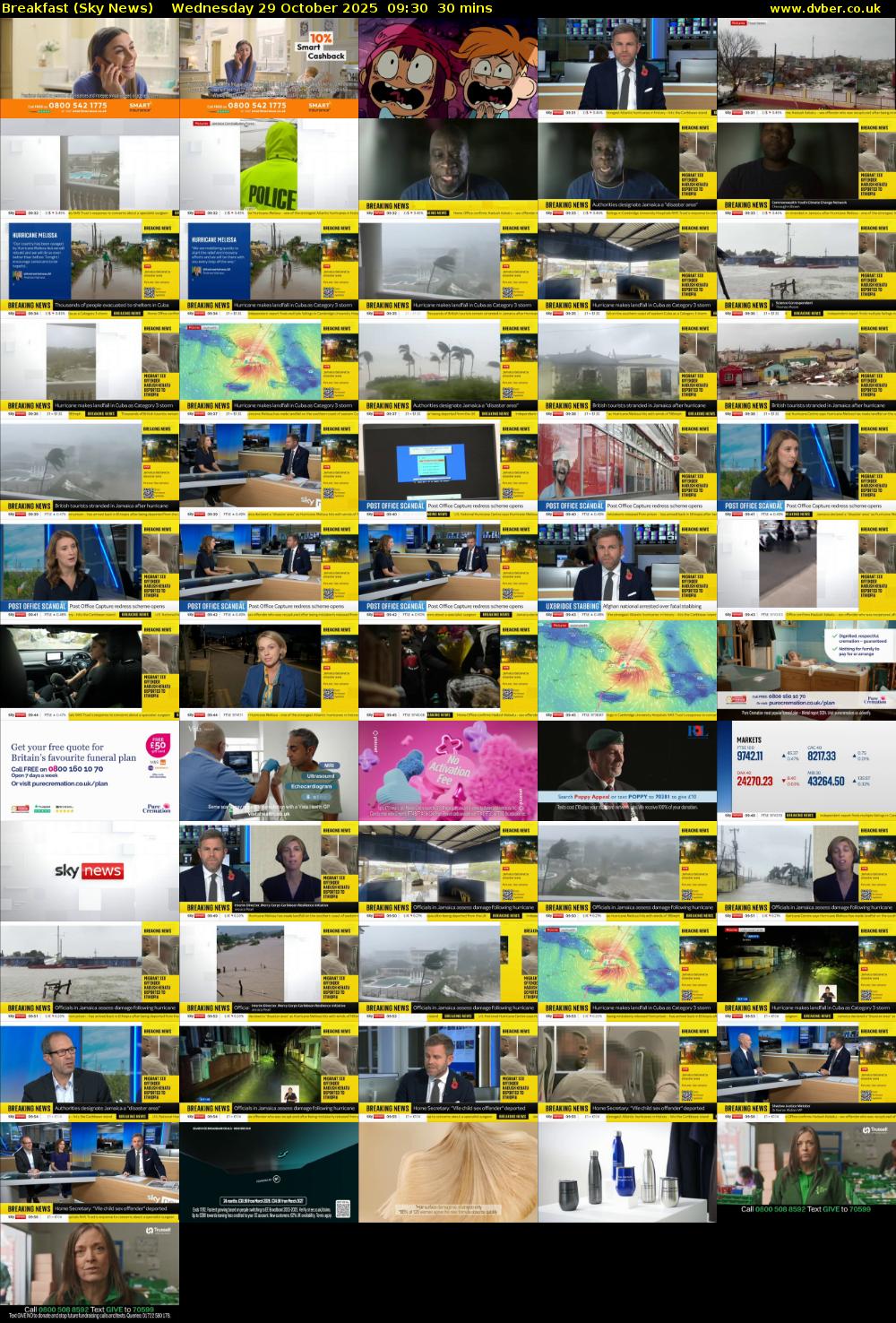 Breakfast (Sky News) Wednesday 29 October 2025 09:30 - 10:00