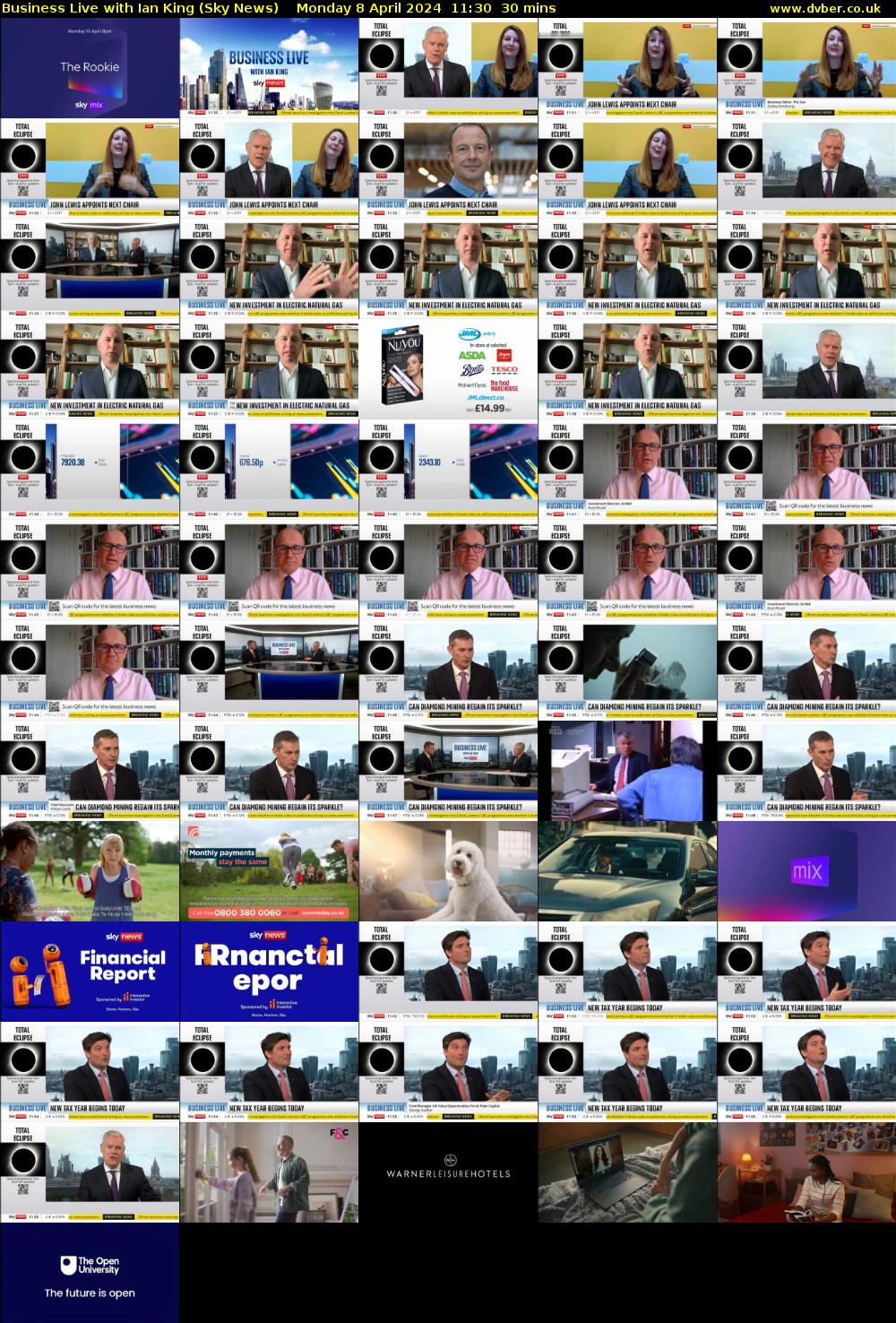 Business Live with Ian King (Sky News) Monday 8 April 2024 11:30 - 12:00