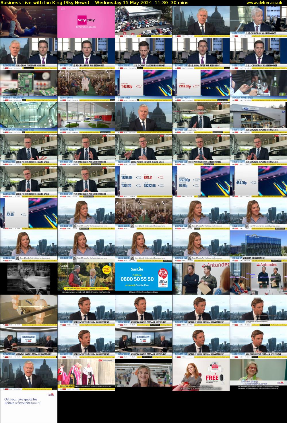 Business Live with Ian King (Sky News) Wednesday 15 May 2024 11:30 - 12:00