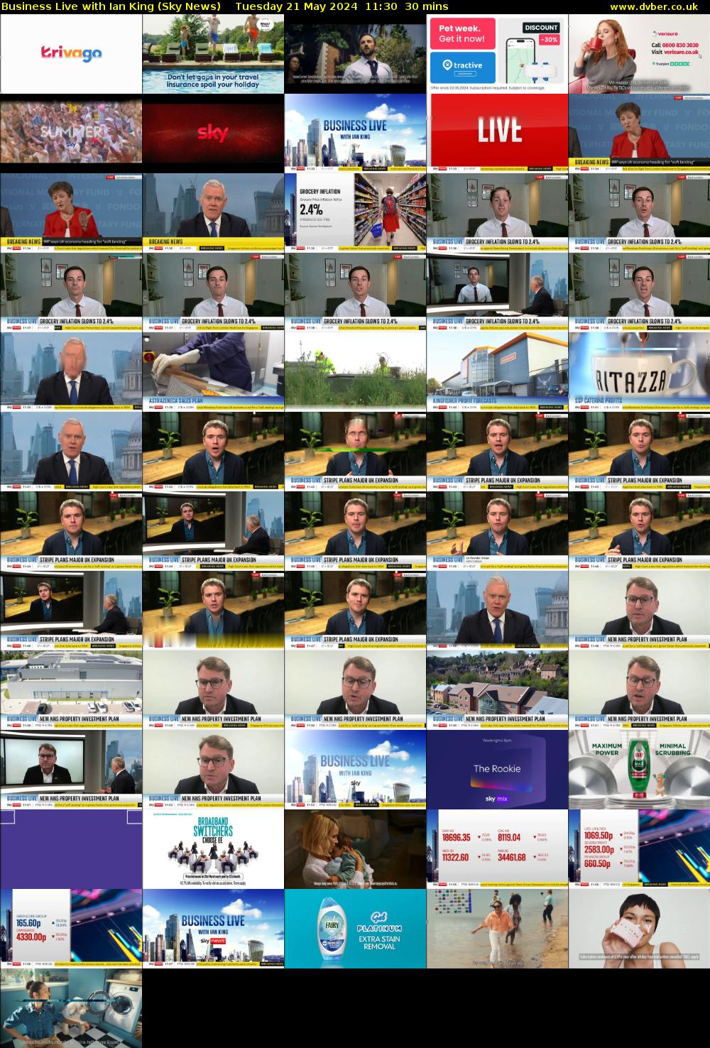 Business Live with Ian King (Sky News) Tuesday 21 May 2024 11:30 - 12:00